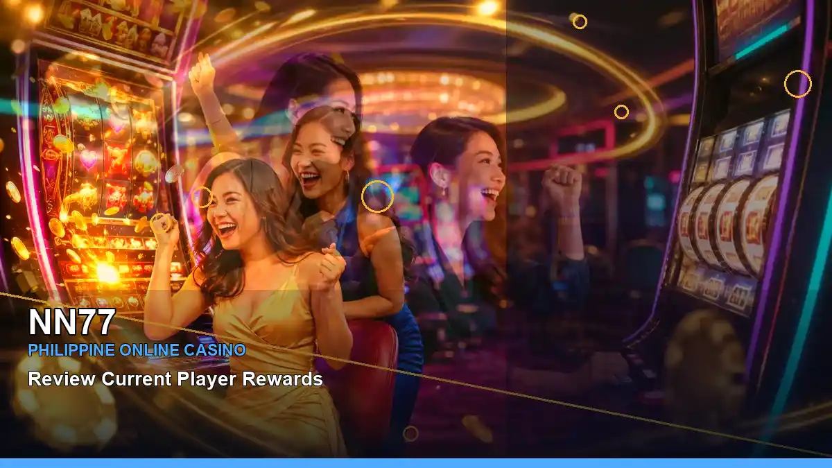 NN77 gold-lit jackpot slot games in a right-diagonal layout for Philippine players, view 2