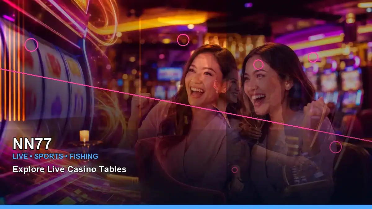 NN77 neon jackpot slot games in a diagonal layout for Philippine players